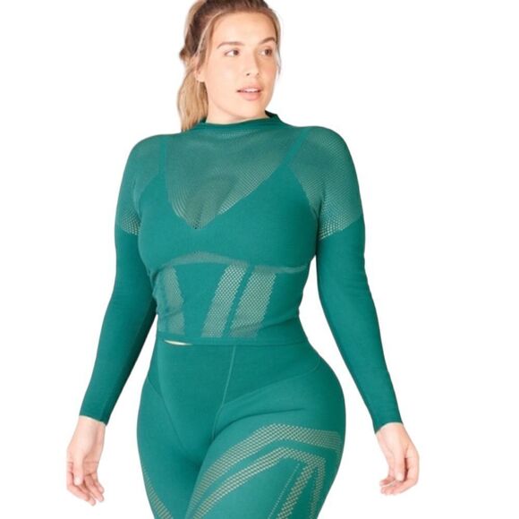 Fabletics Peyton Sculpt Knit Workout Top - Picture 1 of 6